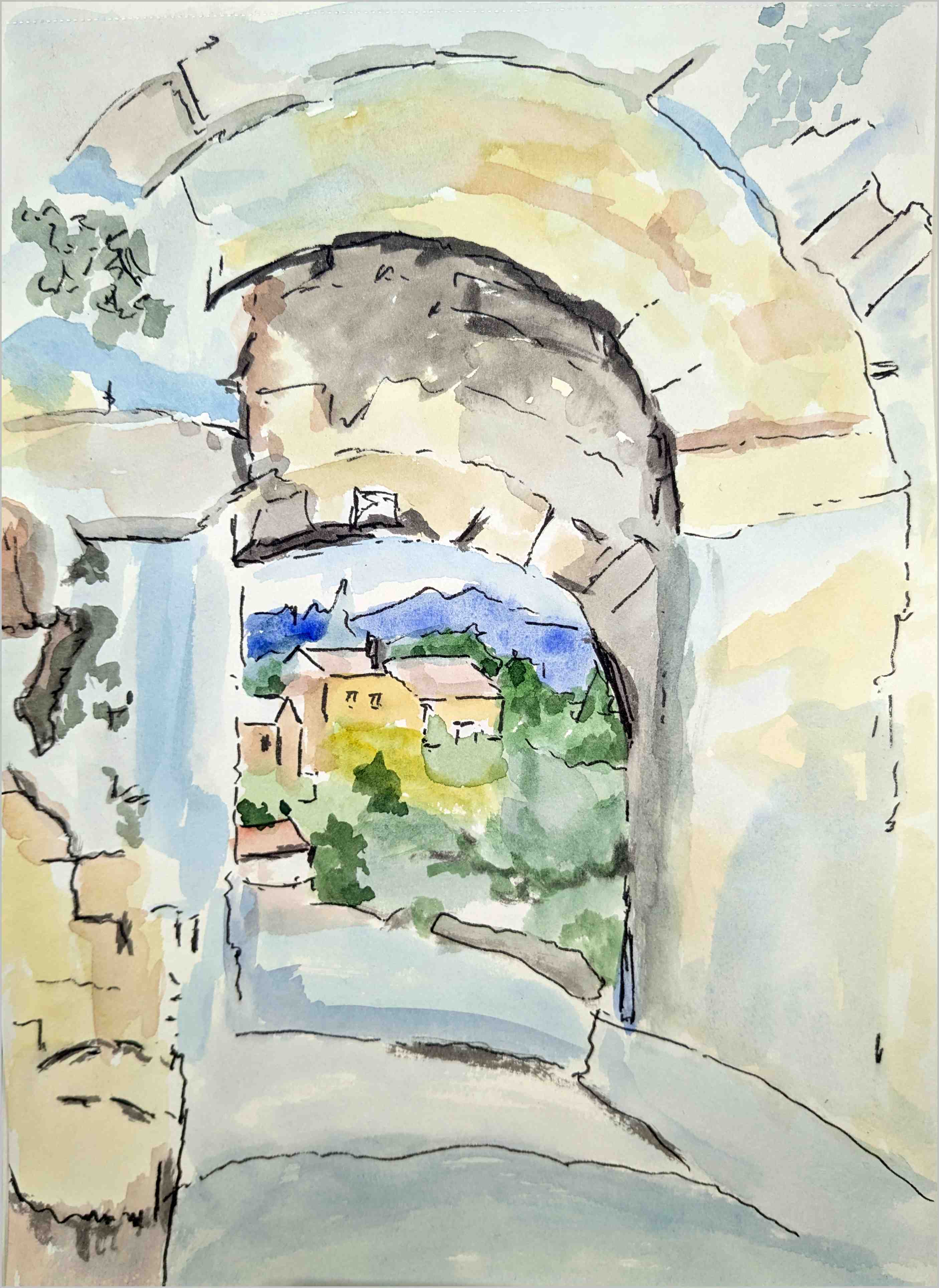   Durchs Stadttor